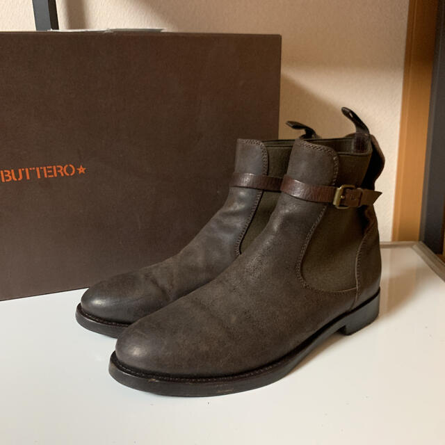 美品 BUTTERO ブッテロ サイドゴアブーツ サイズ40 1/2 | www.trevires.be