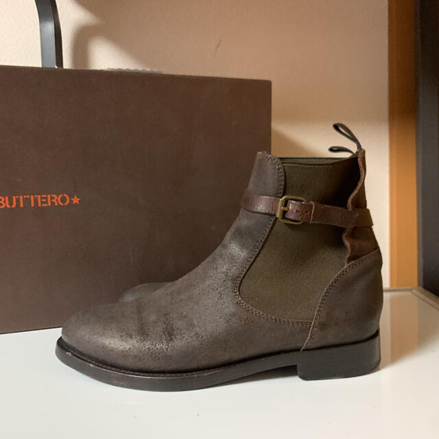BUTTERO(ブッテロ)の美品 BUTTERO ブッテロ サイドゴアブーツ サイズ40 1/2 メンズの靴/シューズ(ブーツ)の商品写真