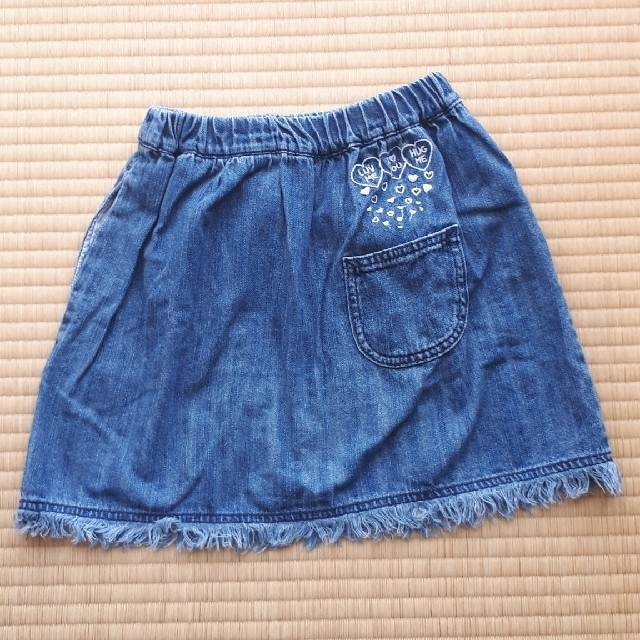 BREEZE(ブリーズ)のデニムスカート キッズ/ベビー/マタニティのキッズ服女の子用(90cm~)(スカート)の商品写真