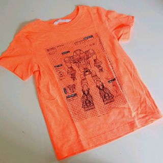 エイチアンドエム(H&M)のH＆M/美品/オレンジTシャツ/100～110cm/男の子(Tシャツ/カットソー)