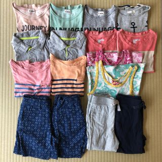 ベビーギャップ(babyGAP)の双子ちゃんに♪ 100cm・95cm 子供服16枚セット まとめ Tシャツズボン(Tシャツ/カットソー)