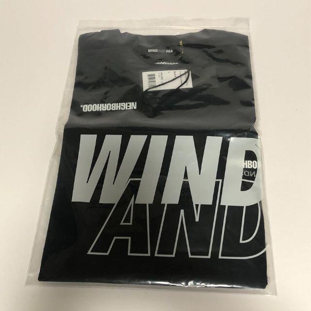 [L] WIND AND SEA and NEIGHBORHOOD Tシャツ 黒 1