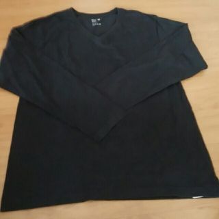 メンズ　Vネック長袖Tｼｬﾂ　XL(Tシャツ/カットソー(七分/長袖))