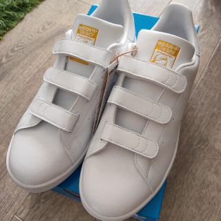 アディダス(adidas)のスタンスミス　ベルクロ　ホワイト×イエロー(スニーカー)