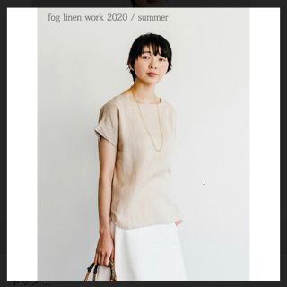 フォグリネンワーク(fog linen work)のちこ様専用。フォグリネンワーク   ナディアトップ(シャツ/ブラウス(半袖/袖なし))