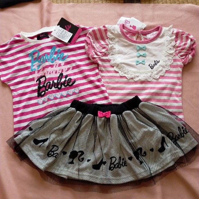 Barbie(バービー)のバービー　まとめ売り キッズ/ベビー/マタニティのキッズ服女の子用(90cm~)(Tシャツ/カットソー)の商品写真