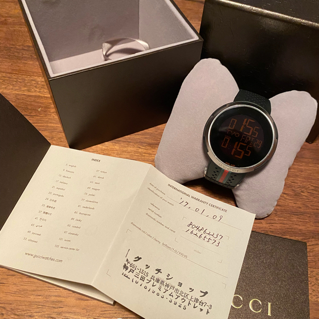 Gucci(グッチ)のグッチ　アイグッチ　デジタル時計　腕時計　gucci  メンズの時計(腕時計(デジタル))の商品写真