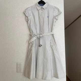 バーバリーブルーレーベル(BURBERRY BLUE LABEL)のバーバリーブルーレーベル　シャツワンピース　36 (ひざ丈ワンピース)