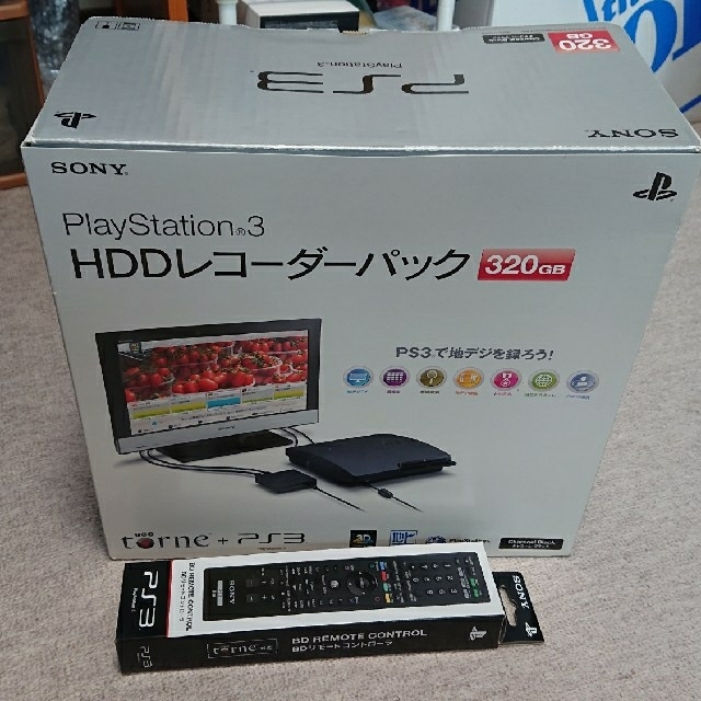 PlayStation3(プレイステーション3)のSONY PlayStation3 HDDレコーダーパック CECH-3000B エンタメ/ホビーのゲームソフト/ゲーム機本体(家庭用ゲーム機本体)の商品写真