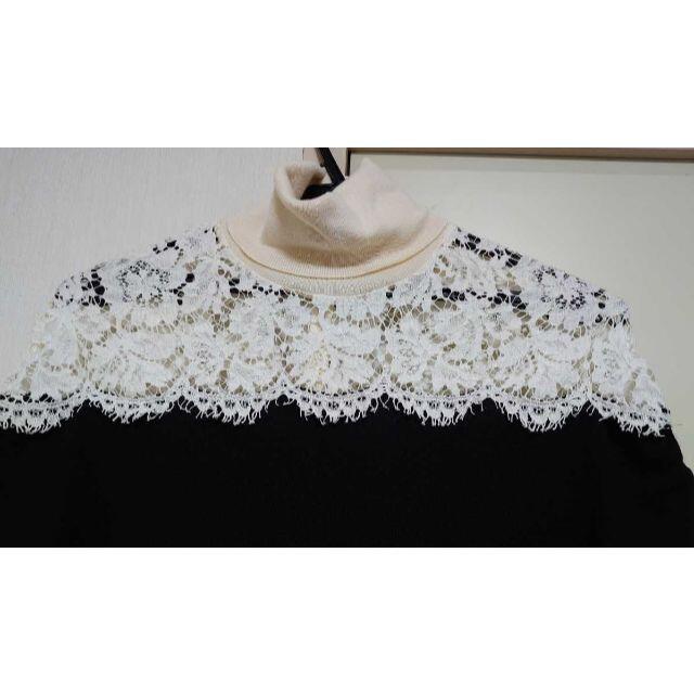 Valentino レース コクーンニットワンピース Valentino レース コクーンニットワンピース（Valentino レース