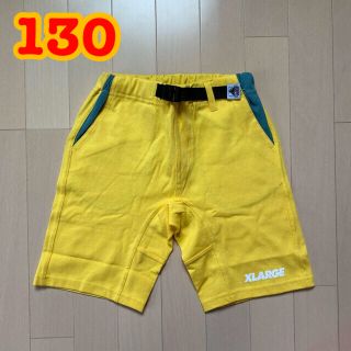 値下げ♡Xlarge 130 イエロー　スタンダードクライミングショートパンツ(パンツ/スパッツ)