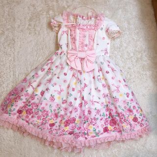 アンジェリックプリティー(Angelic Pretty)のpowder rose(ミニワンピース)