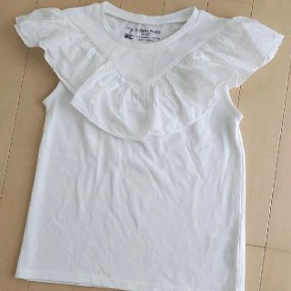 グローバルワーク(GLOBAL WORK)のグローバルワーク 白トップス 130～140(Tシャツ/カットソー)