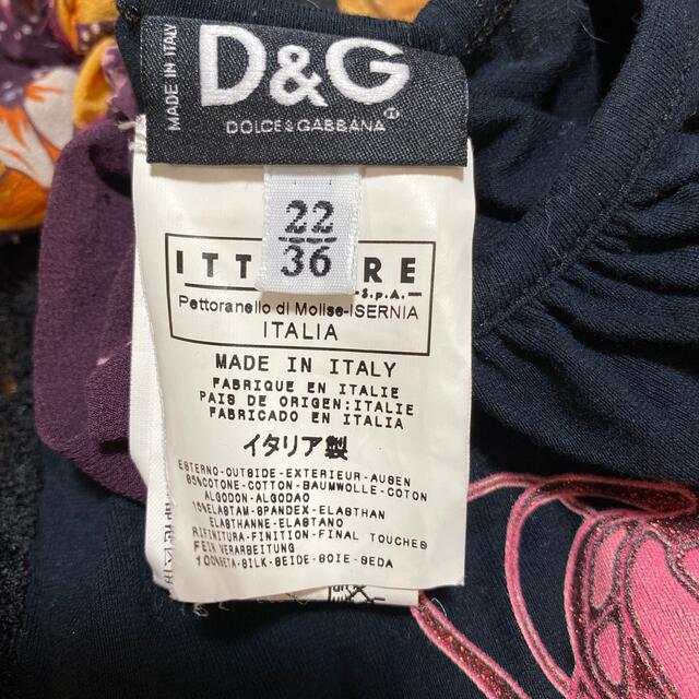 D&G(ディーアンドジー)のD&G トップス レディースのトップス(Tシャツ(半袖/袖なし))の商品写真
