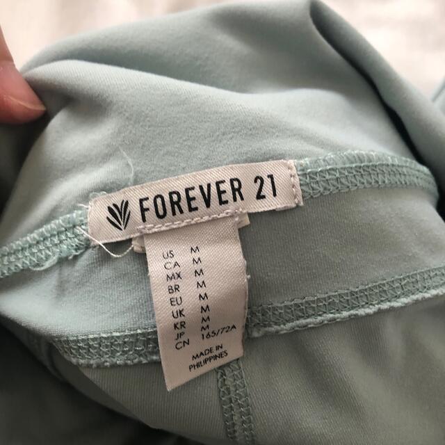 FOREVER 21(フォーエバートゥエンティーワン)のFOREVER21⭐︎レギンス⭐︎パステルグリーン スポーツ/アウトドアのトレーニング/エクササイズ(ヨガ)の商品写真