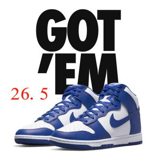 ナイキ(NIKE)のNIKE DUNK HIGH RETRO "GAME ROYAL”(スニーカー)