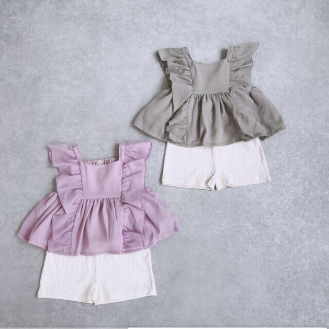 petit main(プティマイン)のpetit main🧸セットアップ キッズ/ベビー/マタニティのベビー服(~85cm)(ワンピース)の商品写真