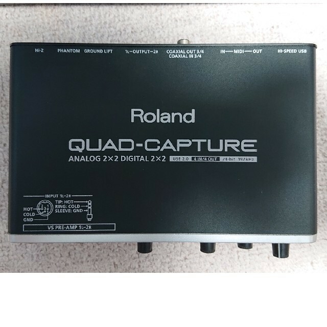 Roland(ローランド)のRoland QUAD-Capture  楽器のDTM/DAW(オーディオインターフェイス)の商品写真