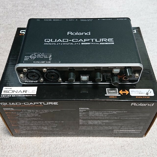 Roland(ローランド)のRoland QUAD-Capture  楽器のDTM/DAW(オーディオインターフェイス)の商品写真