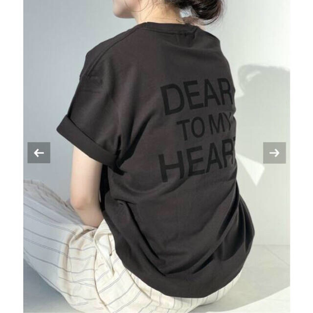 Spick & Span(スピックアンドスパン)の【新品タグ付】≪追加≫DEAR HEARTバックロゴT2 レディースのトップス(Tシャツ(半袖/袖なし))の商品写真