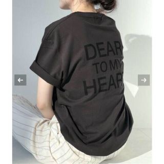 スピックアンドスパン(Spick & Span)の【新品タグ付】≪追加≫DEAR HEARTバックロゴT2(Tシャツ(半袖/袖なし))