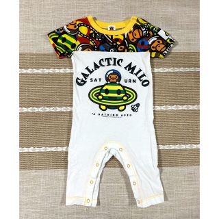 アベイシングエイプ(A BATHING APE)の【はぐれメタル様専用】　ベイプ　エイプ　ロンパース　カバーオール(ロンパース)