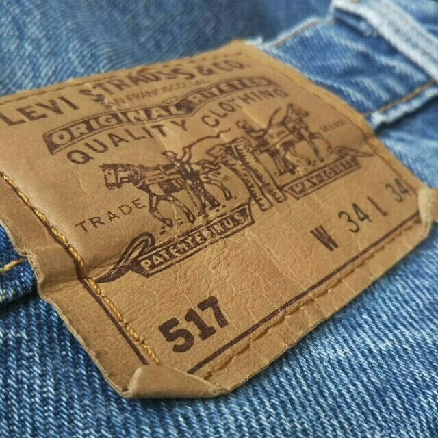 Levi's 517 MADE IN USA w34　オレンジタブ　リーバイス