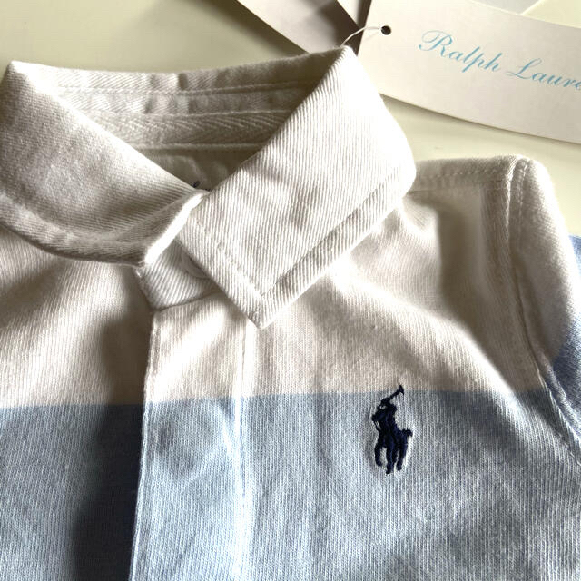 Ralph Lauren(ラルフローレン)のラルフローレン ベビー 半袖ロンパース サイズ60 キッズ/ベビー/マタニティのベビー服(~85cm)(ロンパース)の商品写真