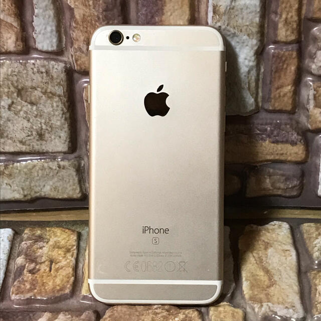 iPhone(アイフォーン)のiPhone 6s gold 64 GB SIMフリー 美品！ スマホ/家電/カメラのスマートフォン/携帯電話(スマートフォン本体)の商品写真