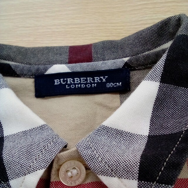 BURBERRY(バーバリー)のバーバリー 80cm チェック シャツ 02MN06111431 キッズ/ベビー/マタニティのベビー服(~85cm)(シャツ/カットソー)の商品写真
