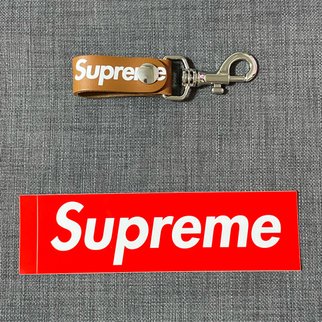 特別オファー 新品未開封 Supreme Leather Key Loop Brown kids-nurie.com