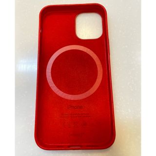 アップル(Apple)の MagSafe対応 iPhone 12 mini レザーケース RED(iPhoneケース)