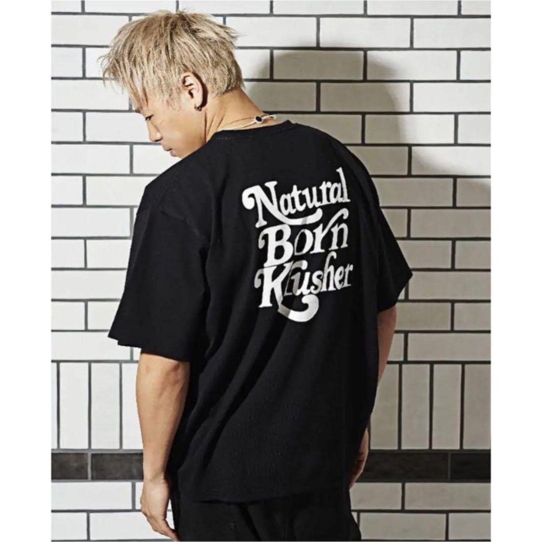 武尊 NATURAL BORN KRUSHER プリント Tシャツ 黒L