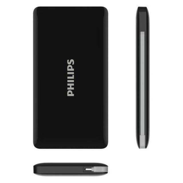 PHILIPS(フィリップス)のアップル社認証　フィリップス モバイルバッテリー 10,000mAh スマホ/家電/カメラのスマートフォン/携帯電話(バッテリー/充電器)の商品写真