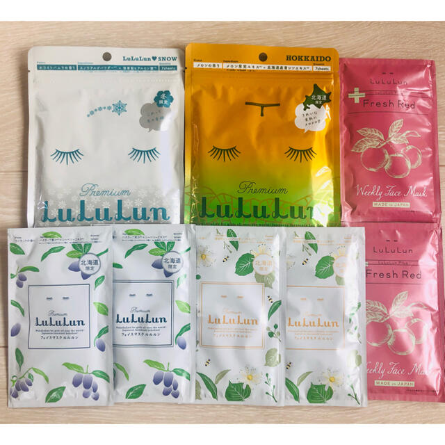 LuLuLun ルルルン バラエティセット 北海道 ホワイトバニラ コスメ/美容のスキンケア/基礎化粧品(パック/フェイスマスク)の商品写真