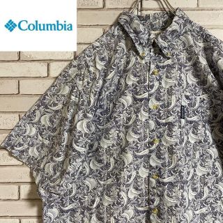 コロンビア(Columbia)の90s 古着 コロンビア アロハシャツ 柄シャツ ビッグシルエット ゆるだぼ(シャツ)