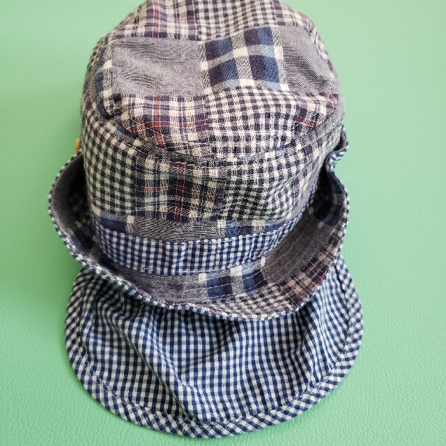 西松屋(ニシマツヤ)の男の子　帽子　48cm キッズ/ベビー/マタニティのこども用ファッション小物(帽子)の商品写真