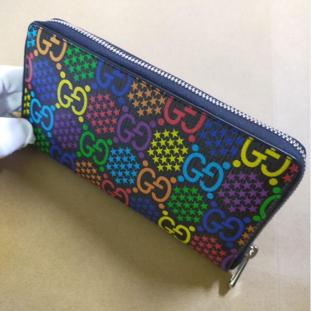 Gucci(グッチ)の【グッチ】GUCCI GG サイケデリック ジップアラウンド 長財布 残り1個 メンズのファッション小物(長財布)の商品写真