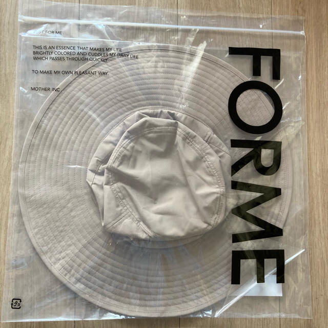 新品・未使用 マザー ハット FORME 2021 ベージュ 新品・未使用 マザー ハット FORME 2021 ベージュ