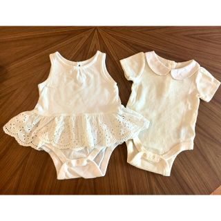 ベビーギャップ(babyGAP)の【Baby GAP】ベビーギャップ　ロンパース　2セット　3-6months(ロンパース)