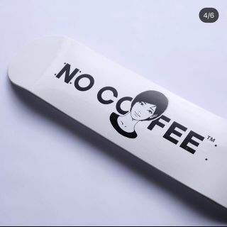 エフティーシー(FTC)のNO COFFEE kyne キネ deck デッキ 白 新品未開封(スケートボード)