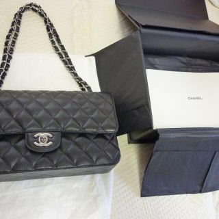 シャネル(CHANEL)の新品　CHANEL シャネル ダブルフラップ　マトラッセ キャビアスキン(ショルダーバッグ)