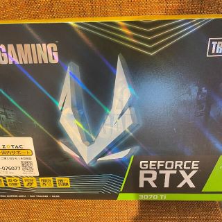 ZOTAC GeForce RTX 3070 Ti 搭載 グラフィックスカード(PCパーツ)