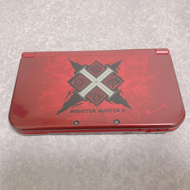 携帯用ゲーム機本体Nintendo3DSLL MONSTER HUNTER Xデザイン