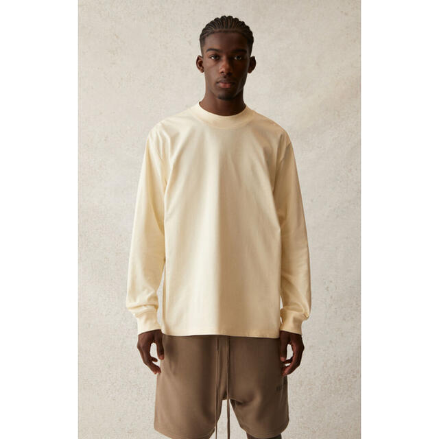 FEAR OF GOD(フィアオブゴッド)のFOG Essentials Long Sleeve T-shirt/Cream メンズのトップス(Tシャツ/カットソー(七分/長袖))の商品写真