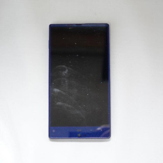 SHARP(シャープ)の■スマートフォン　SHARP　SHL25 ブルー　本体のみ スマホ/家電/カメラのスマートフォン/携帯電話(スマートフォン本体)の商品写真