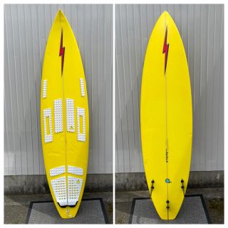 【ライトニングボルト】レトロサーフボード USED 6’4(サーフィン)