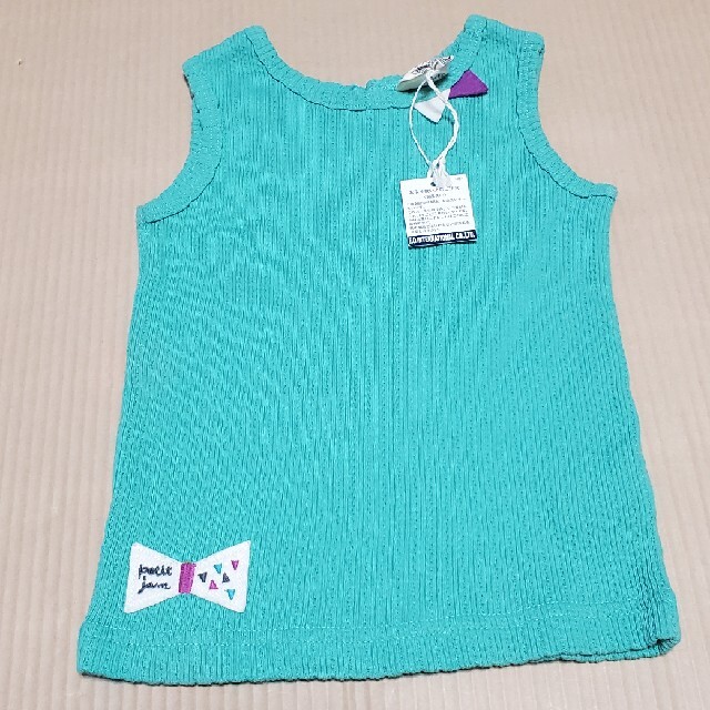 Petit jam(プチジャム)のプチジャム タンクトップ 3枚  100 95新品未使用 キッズ/ベビー/マタニティのキッズ服女の子用(90cm~)(Tシャツ/カットソー)の商品写真