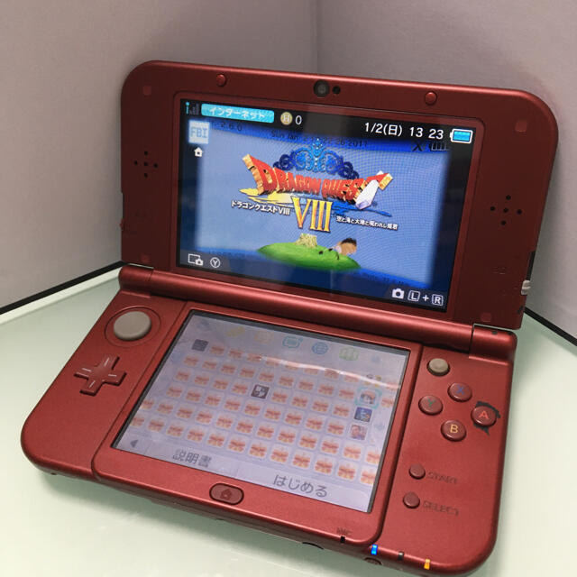 【特価！塗装傷あり、ソフト内蔵あり完動品】 3DS LL 　ドラクエ