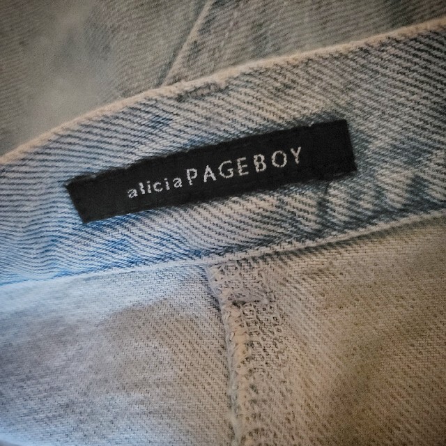 PAGEBOY(ページボーイ)のPAGEBOY❤デニム フロントボタン ミモレ丈スカート オールシーズン 春夏秋 レディースのスカート(ひざ丈スカート)の商品写真